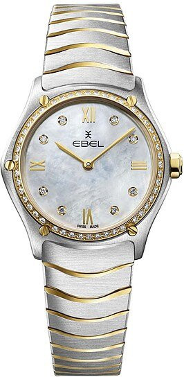 EBEL Armbanduhr Sport Classic Lady, Quarz, Edelstahl, Diamant, Damen - Bild 1