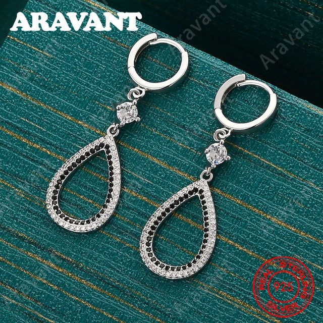 Ohrringe 925 Sterlingsilber, Zirkonia, Damen - Bild 1