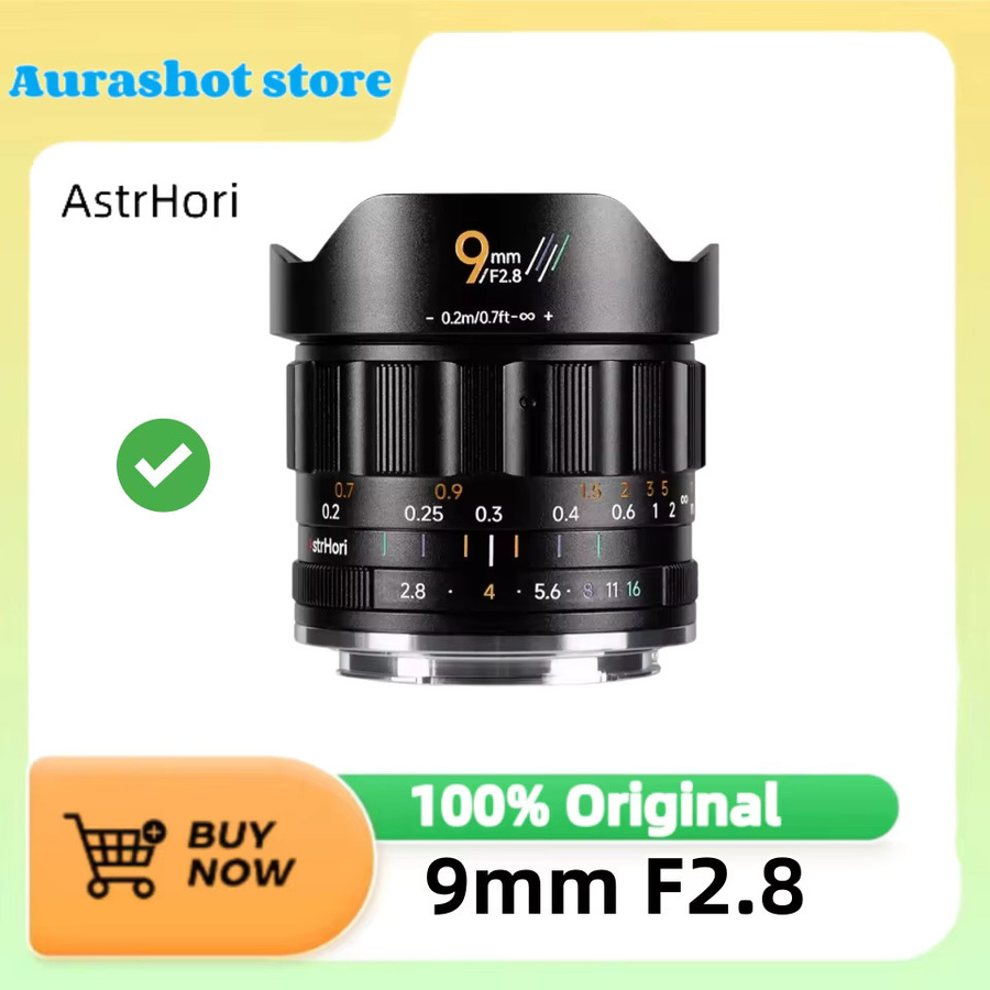 AstrHori APS-C 9mm F2.8 Ultraweitwinkel-Prime-Kameraobjektiv für Sony E, Nikon Z, Canon RF und Fujifilm XF in Schwarz - Bild 5
