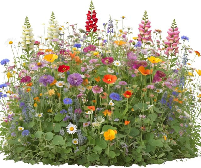 LaCaTho Blumenmischung Samen für niedrige Schnittblumen, Mehrfarbig, 2500 Stück - Bild 1