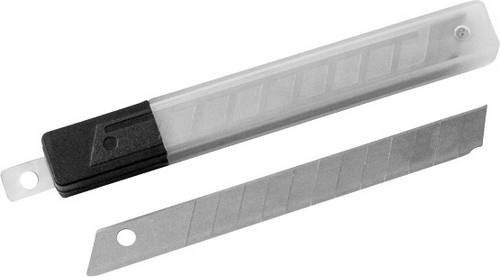 C.K T0953-10 Cuttermesserklingen 9mm Snap-Off aus Stahl, Silber, 10 Stück - Bild 1