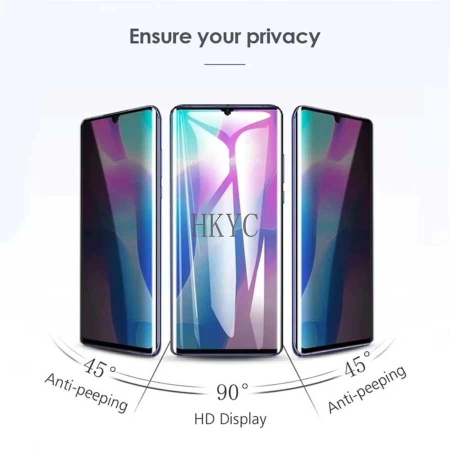 Privatsphäre Displayschutzfolie aus Hydrogel für Google Pixel 9, Pixel 10 Pro XL, Pixel 9a und Pixel 10 Pro, transparent, kratzfest - Bild 4