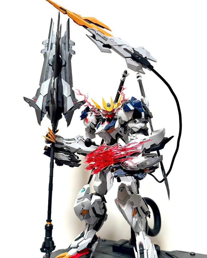 Bandai MG Barbatos Wolf King GK Bausatz, Roboter, Modell 1/100 - Bild 2