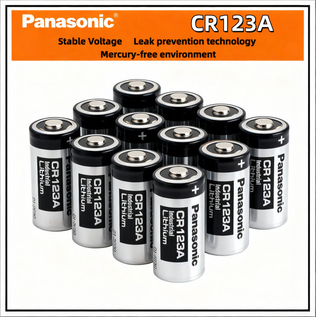 Panasonic CR123A Lithium-Batterie 3V für Arlo Kameras - Bild 1