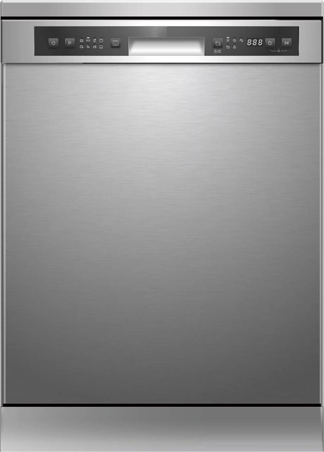 Wolkenstein Geschirrspüler WGSP14-6DS freistehend, silber, B/H/T: 59,8 x 84,5 x 60 cm - Bild 1