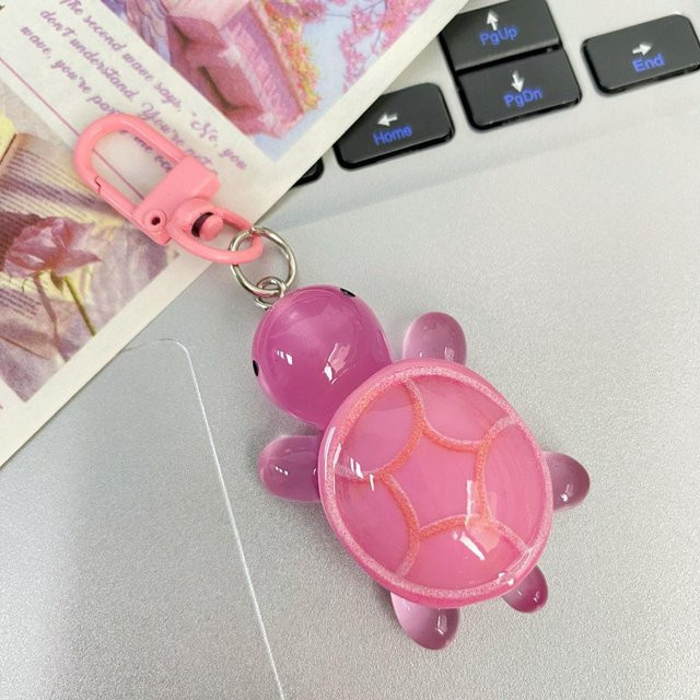 BC Pet Supplies Schlüsselanhänger Meeresschildkröte, pink, Kinder - Bild 1