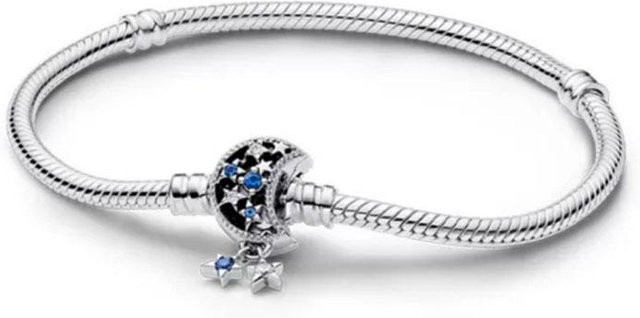 Wan Ying Armband 925 Silber, Herz Mond, Zirkonia, Damen, 16cm - Bild 1
