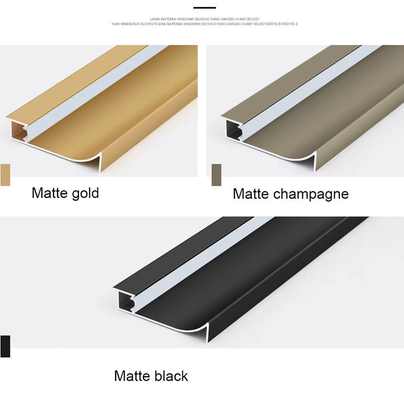 Khelse Aluminium Sockelleistenprofil für 5050-LED-Streifen mit milchig weißer Abdeckung in Silber und Weiß - Bild 2