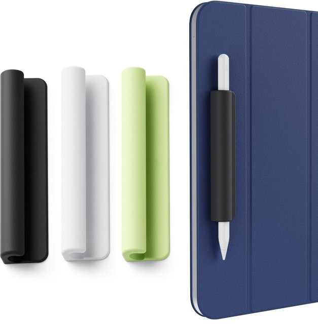 KANNERT Silikon-Bleistifthalter in Lila, selbstklebender Anti-Verlust-Halter für Tablet-Stylus und Federmäppchen - Bild 1
