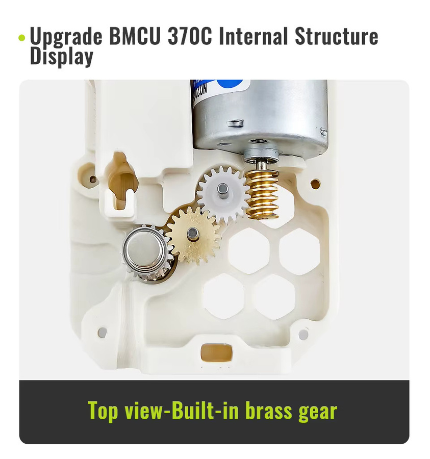 Tree Tribe AMS BMCU 370C Upgrade Messinggetriebe mit hohem Drehmoment für A1 Mini MMU 3D-Drucker, kompatible Teile für mehrfarbigen Druck, Weiß - Bild 2