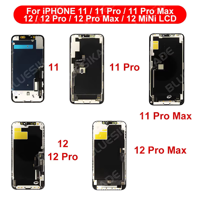 Incell LCD-Display mit Touchscreen-Digitizer-Einheit in Schwarz als Ersatz für Apple iPhone XS, 11, 12, 13 Mini, 14, 15, 16 Plus, 17 Pro Max sowie X und XR - Bild 2