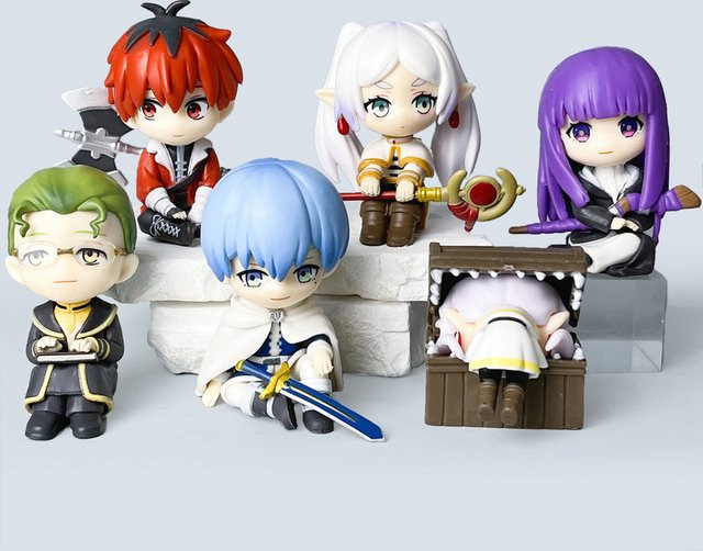 Bandai Frieren Beyond Journey's End Chibi-Figuren, 6-teiliges Set, PVC-Statue - Bild 1