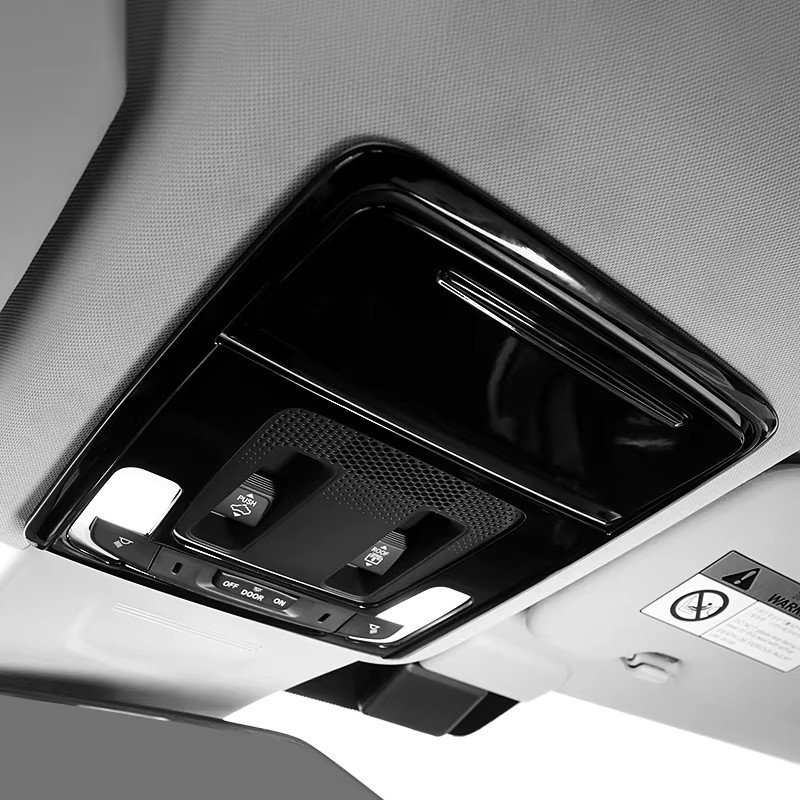 YaLumei Dekorative Abdeckung für die vordere Leselampe von Honda CR-V 6. Generation 2023 2024 2025 Hybrid, Schwarz - Bild 4