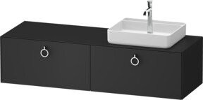 Duravit Waschtischunterschrank White Tulip in White, Breite: 160 cm, Tiefe: 55 cm, Höhe: 40,8 cm - Bild 1