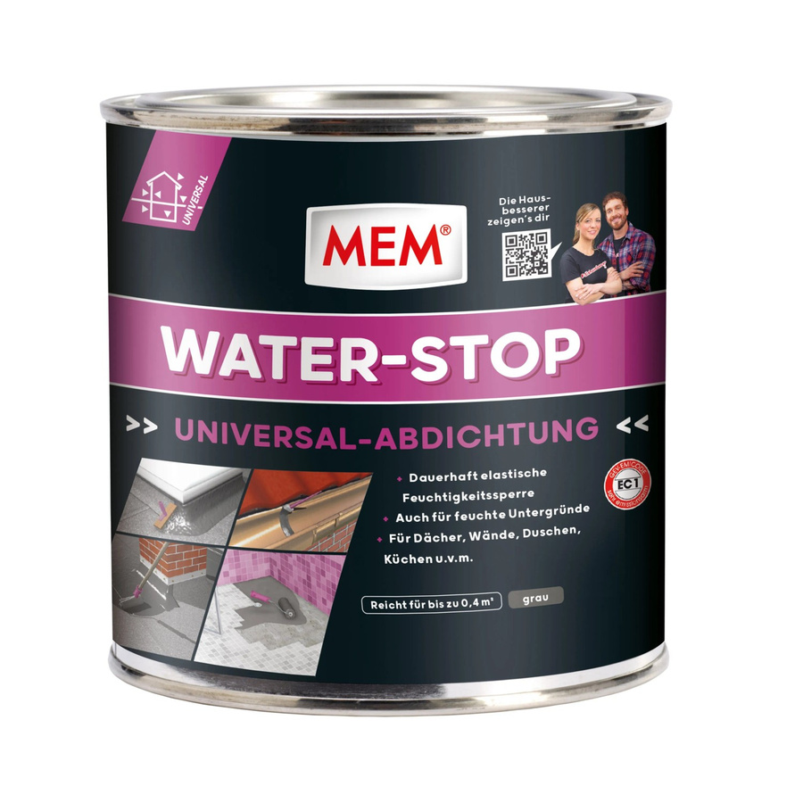 MEM Water Stop MS-Polymer Dichtmittel in Grau, 1 kg - Bild 2