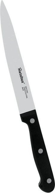 Metaltex Chefmesser aus Edelstahl in Silber mit Kunststoffgriff, B/H/L: 1,8 x 34,3 x 6,8 cm - Bild 1