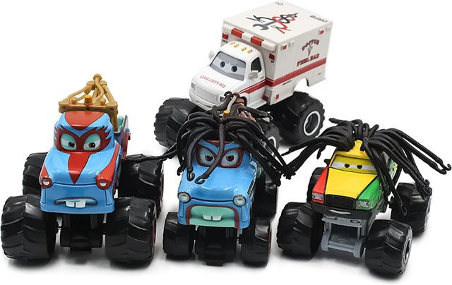 Mattel Disney Cars The Tormentor Mater Monster Truck, Metall-Druckgussmodell, 1:55 - Bild 1