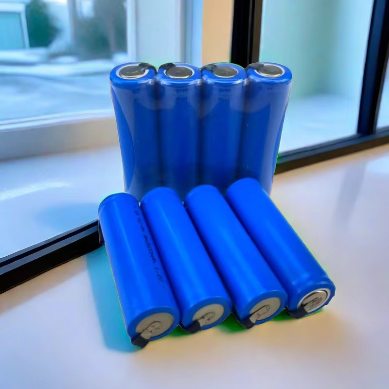 Aimjin AA Ni-MH Akku 1,2 V mit 2600 mAh in Blau mit Lötfahnen für Philips Rasierer und Zahnbürsten - Bild 4