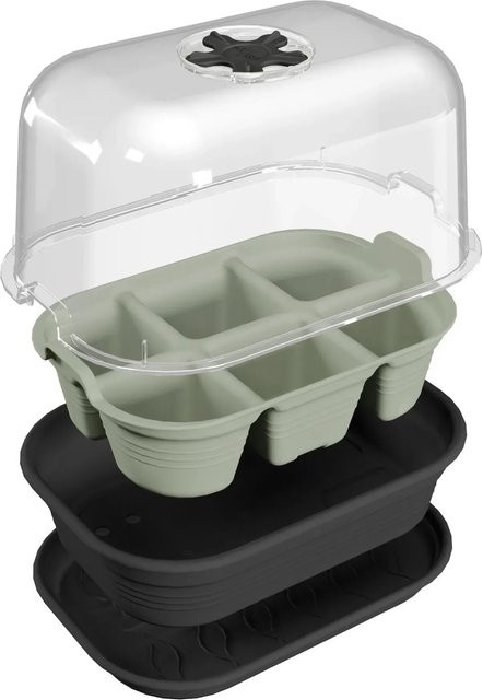 Elho Saatschale Green Basics Grün B: 22 cm, T: 14,5 cm, H: 7 cm - Bild 1