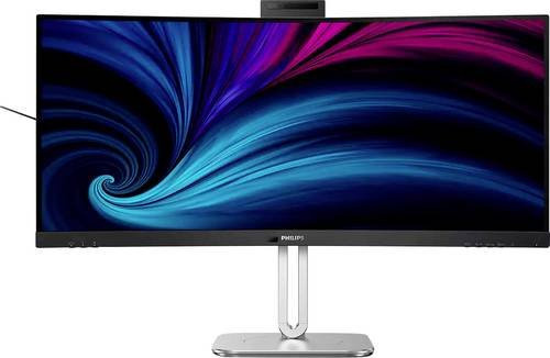 Philips 34B2U6603CH/00 LED-Monitor mit 34 Zoll VA-Panel, QHD 1440p, 21:9 Format, USB-C und Thunderbolt, Schwarz/Silber/Grau - Bild 2