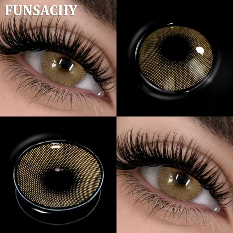 FUNSACHY AVELA Kontaktlinsen farbig, Jahreslinsen, grau - Bild 3
