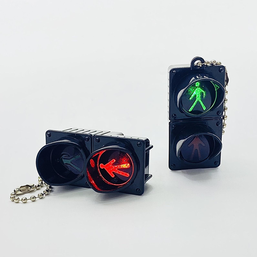 Linyi toy Fidget-Spielzeug Elektronischer Schlüsselanhänger mit Licht und Verkehrssimulation - Bild 3