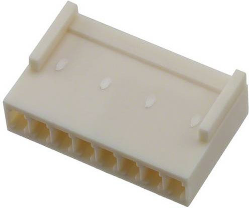 Molex Buchsengehäuse-Kabel mit 8 Polen und 2,5 mm Rastermaß in Weiß - Bild 1