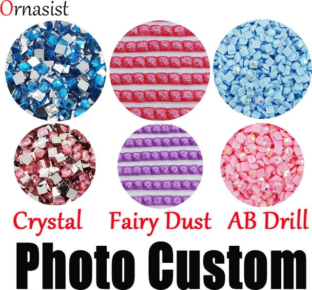 Ornasist DIY Kristall Diamant Malerei mit Foto-Motiv Fee Staub, Mosaik Strass Stickerei für Erwachsene, Mehrfarbig, B/H: 30 x 30 cm - Bild 1