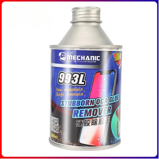 MECHANIC 993L OCA Kleber Entferner zur Reinigung von Touchscreen LCD Bildschirmen für Handy und iPad, 300 ml - Bild 1