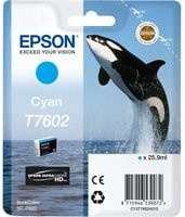 Epson Original T7602 Druckerpatrone Cyan für SureColor SC-P600 - Bild 1