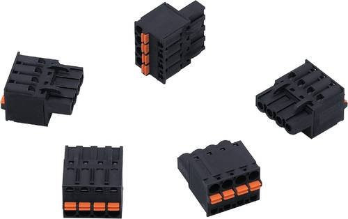 Ifm Electronic E70233 Käfigzugfederklemme, Schwarz, 100 Stück - Bild 1