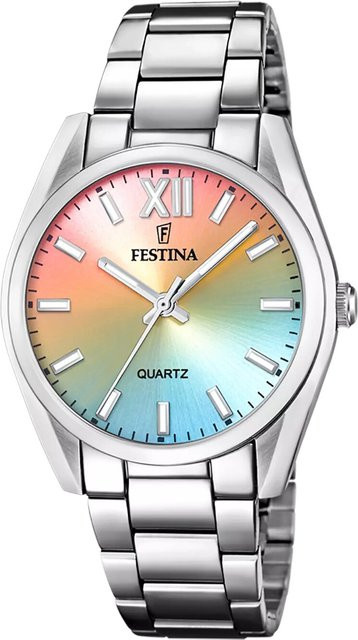 Festina Armbanduhr, Quarz, Edelstahl, 37 mm, Damen - Bild 1