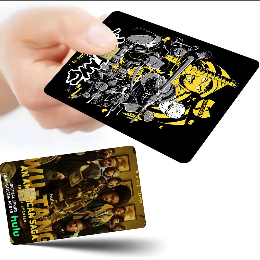 WU-T-TANG CLAN Anime Aufkleber Set in Multicolor, wasserfeste Dekoration für Kreditkarten und Buspässe - Bild 2