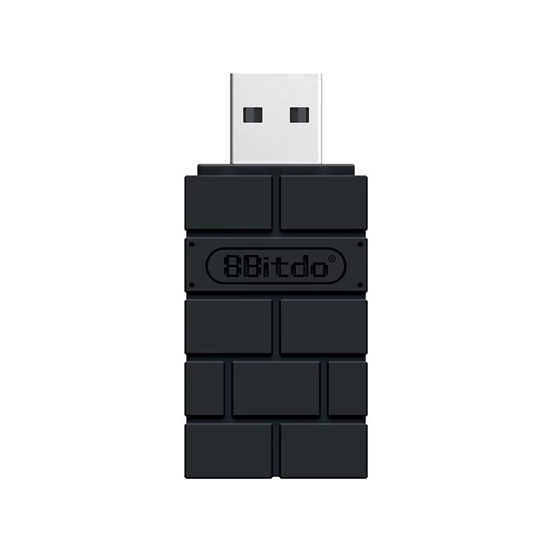 8BitDo USB Wireless Bluetooth Adapter 2 Empfänger für Nintendo Switch, PS4, PS5, PS1 und Raspberry Pi in Schwarz und Rot - Bild 2