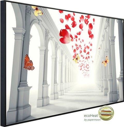 papermoon EcoHeat Infrarotheizung mit Abstrakt 3D Matt-Effekt in Bunt, App-Steuerung und Überhitzungsschutz - Bild 1