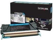 Lexmark Toner Cartridge Cyan für Laserdrucker Kapazität 7.000 Seiten C746A1CG - Bild 1