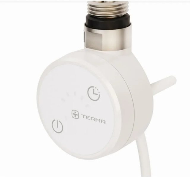 anapont Elektrische Heizpatrone für Badheizkörper mit Wifi und Bluetooth, 600 Watt, Weiß, 1/2 Zoll Anschluss - Bild 1