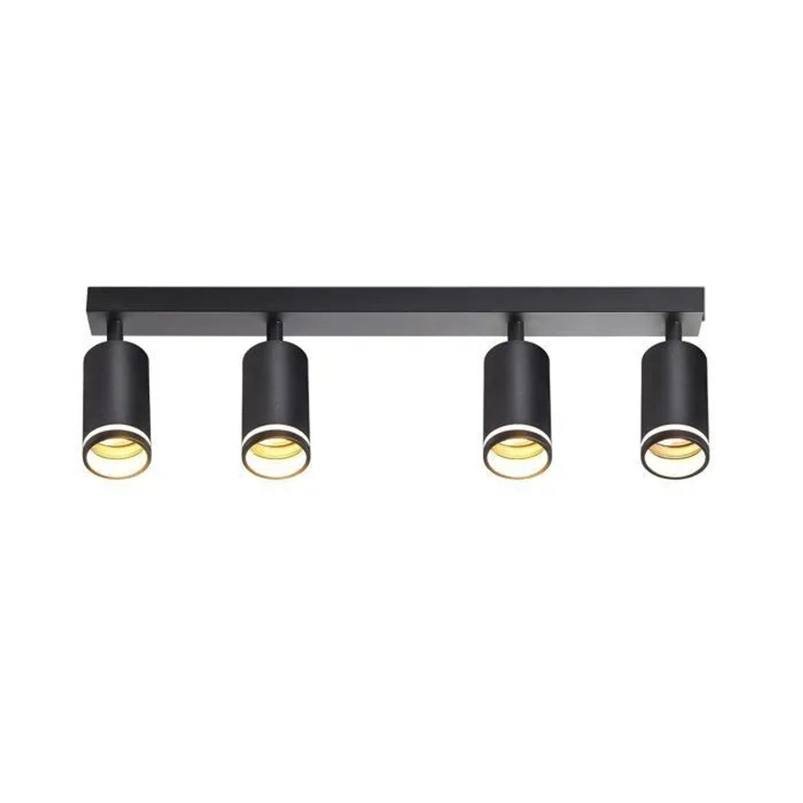 NETTLIFE Deckenstrahler L58 aus Metall in Schwarz, verstellbar für Wohnzimmer und Schlafzimmer - Bild 2