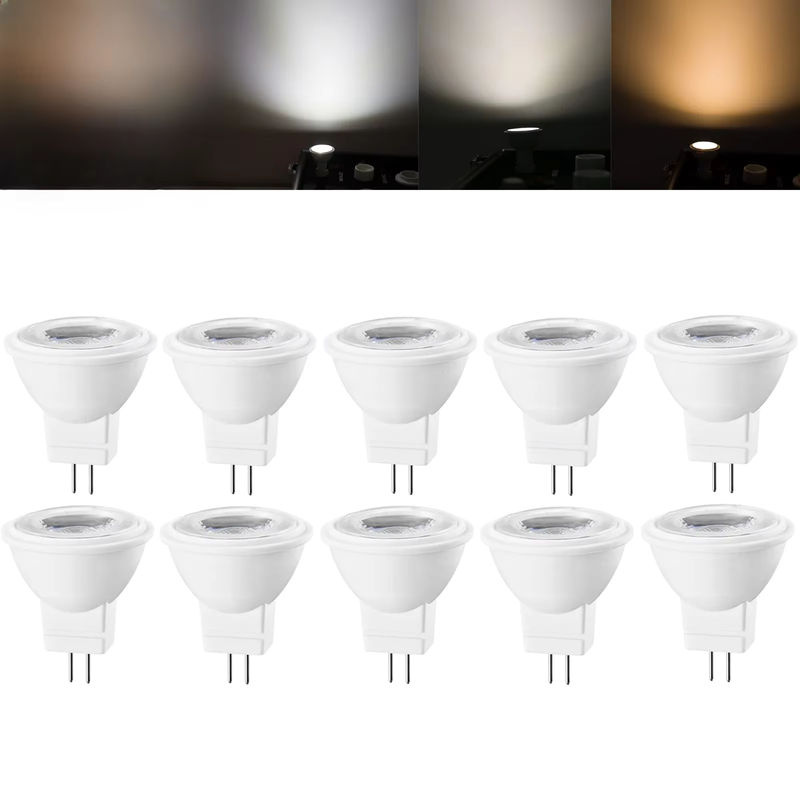 10er Set YORYZENG Mini-MR11-LED-Strahler dimmbar, GU4 Sockel, 3 W, weiß, ersetzt 30 W Halogen - Bild 6