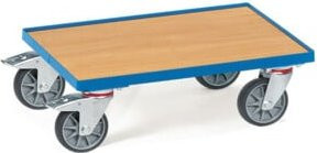 Fetra Eurokasten-Roller 13581 in Blau mit Stahl-Ladefläche, B/T: 61,0 x 41,0 cm - Bild 1