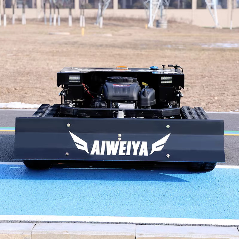 TONGZHONG AWY-900 All-Terrain-Rasenmäher mit Fernbedienung und Schneeschaufel-Funktion, Schwarz - Bild 2