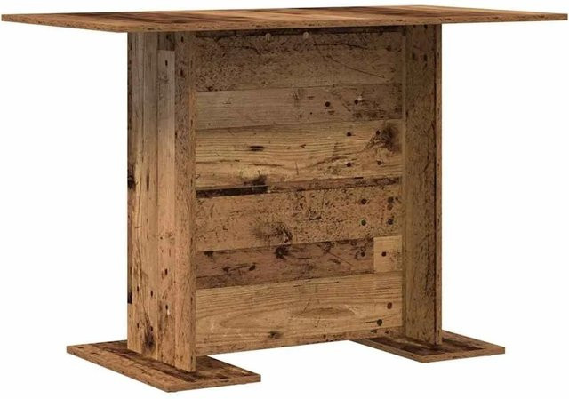 vidaXL Esstisch aus Holzwerkstoff in Braun, moderner rechteckiger Esstisch für Esszimmer und Küche, B/T/H: 110 x 60 x 75 cm - Bild 1