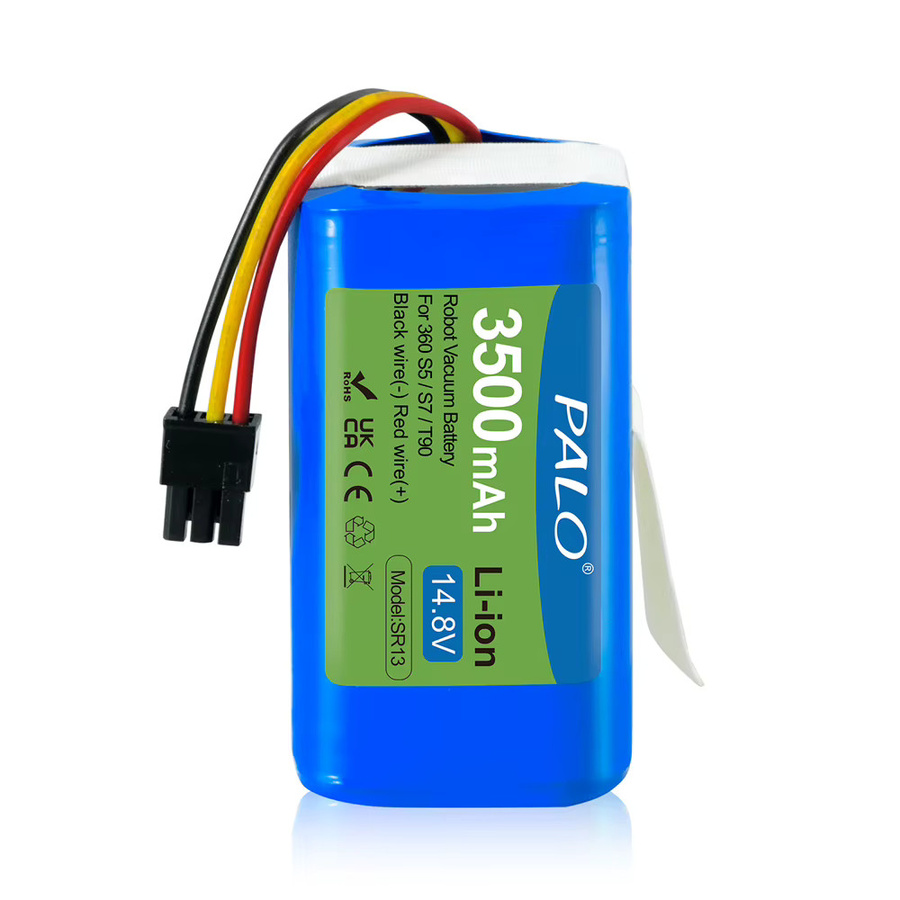 Qihoo Ersatzakku für S5 S7 S7Pro T90 X9 Saugroboter, 14,8 V 3500 mAh, Blau - Bild 2