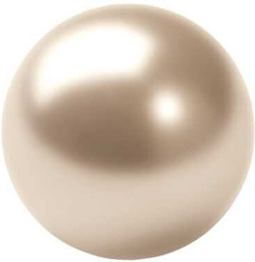 Rico Design Renaissance-Perle, 6 mm, 55 Stück, Taupe - Bild 1