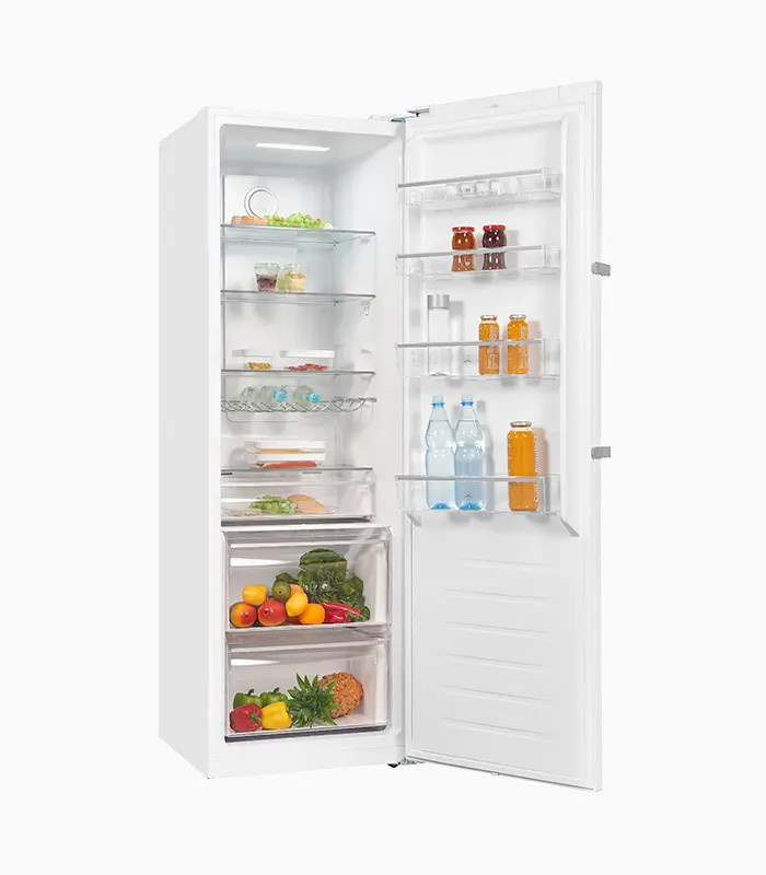 Exquisit Vollraumkühlschrank KS360-V-HE-040E in Weiss mit No-Frost und Dynamic Cooling, B/T/H: 60 x 60 x 185 cm - Bild 1