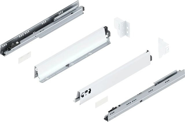 Blum Tandembox antaro N Schublade mit Vollauszug und Blumotion Soft-Close, Seidenweiß, Tiefe: 450 mm, Tragkraft: 65 kg - Bild 1