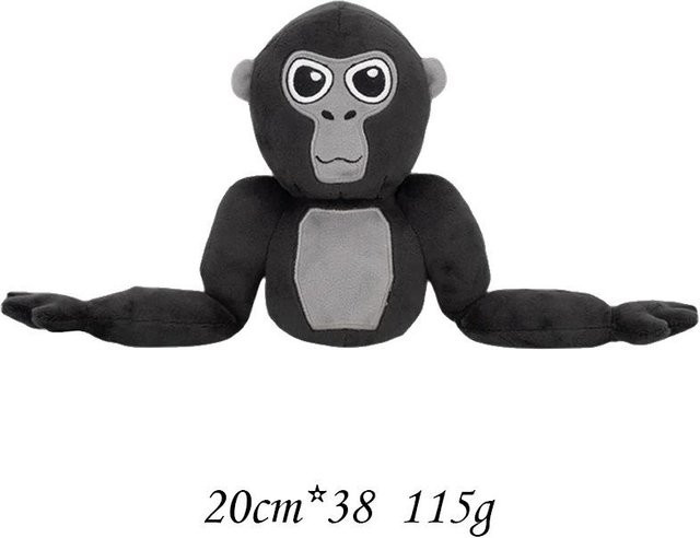 Wucifang Bags Gorilla Tag Monke Anime Plüschtier, 25cm, lila - Bild 1