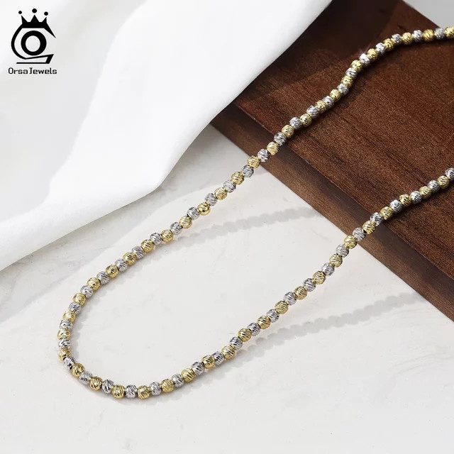ORSA JEWELS Halskette, 925 Silber, Perle, Damen - Bild 1