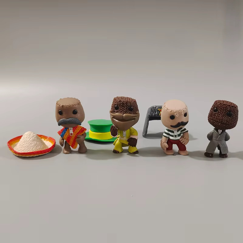 Playmates Little Big Planet Sackboy Actionfigur, Einzelfigur, Schwarz, Bunt / Mehrfarbig - Bild 2