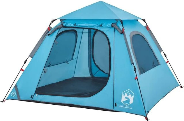 vidaXL Kuppel-Campingzelt für 4 Personen in Blau mit Quick Release System 4004144 - Bild 1